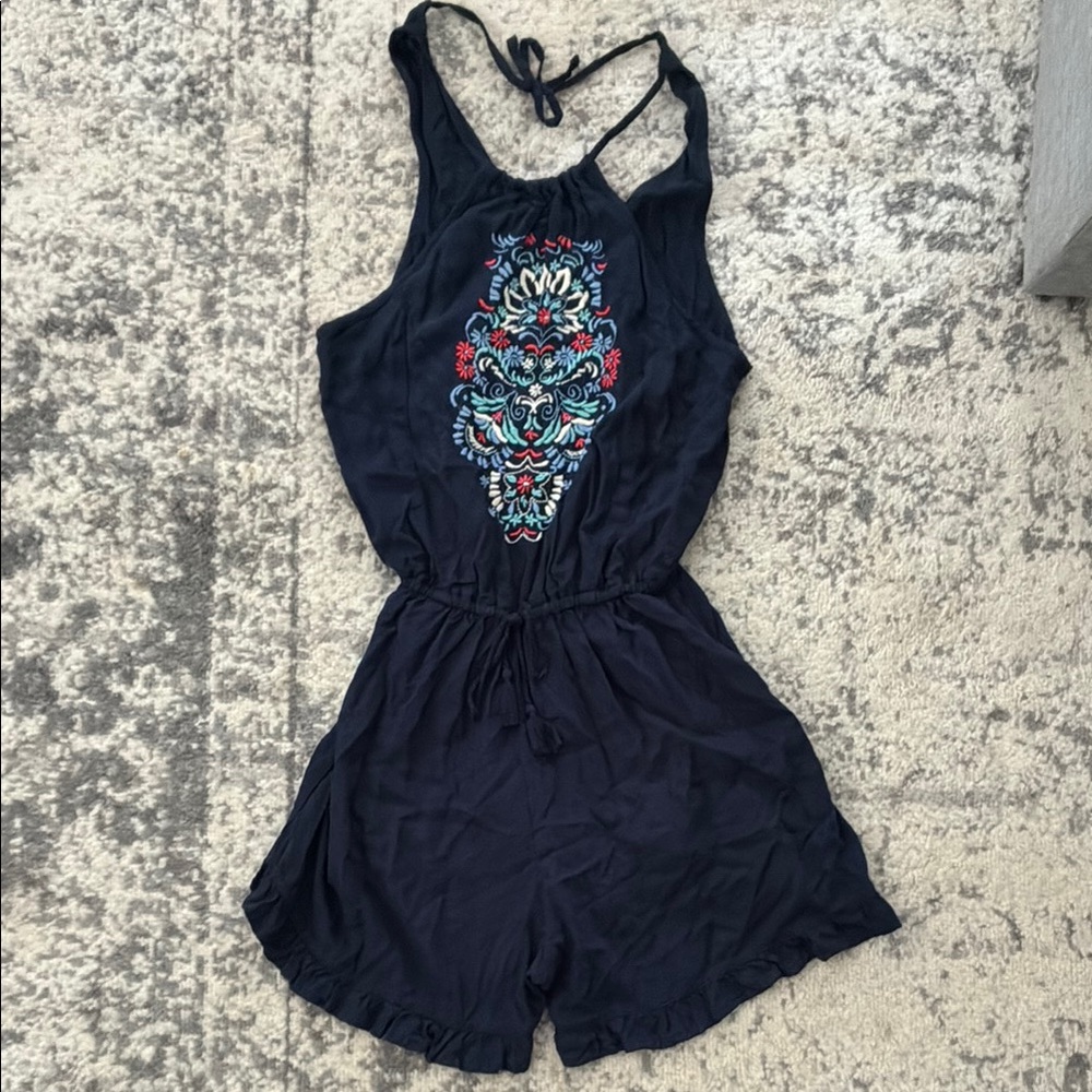 Hollister Blue One Piece Romper